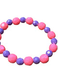 Pink and purple bracelet