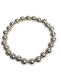 Silver beaded bracelet