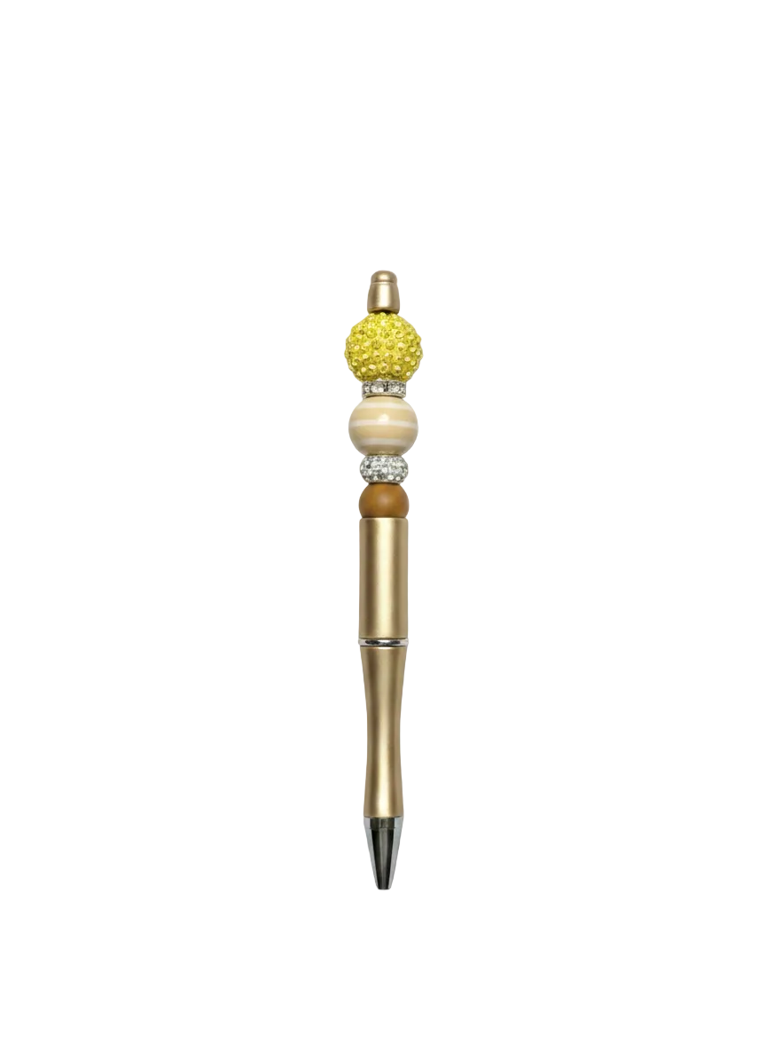 Handcrafted beadable pen