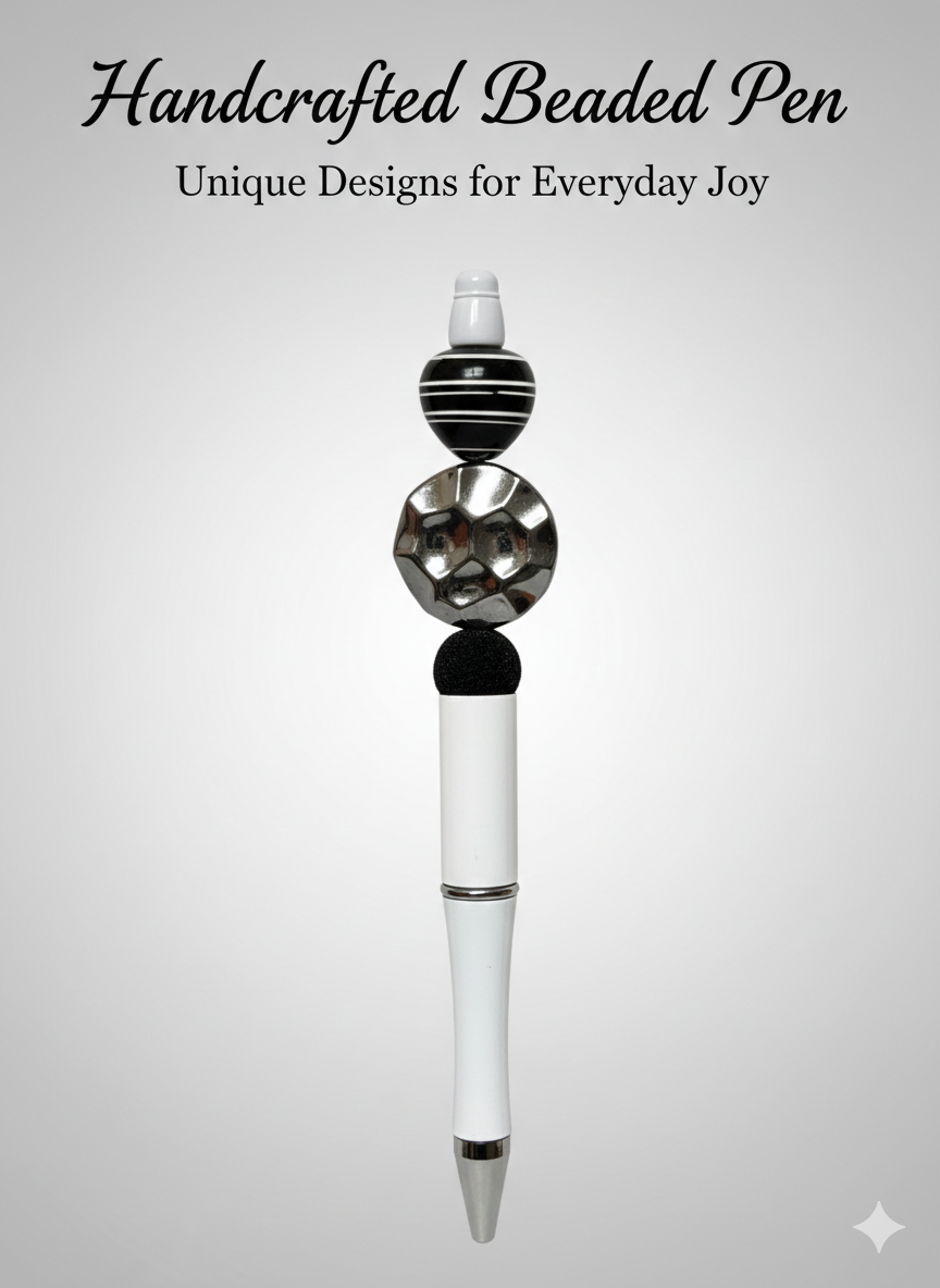Handcrafted beadable pen