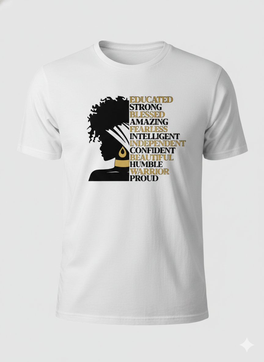 Strong woman tshirt